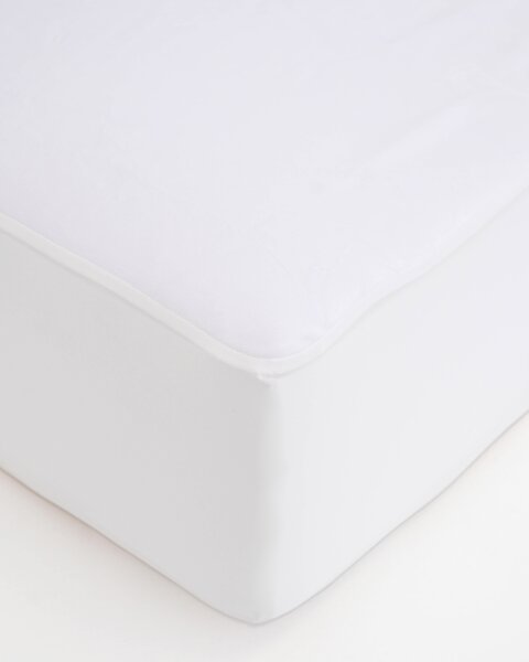 MK Lůžkoviny Nepropustné prostěradlo mikroplyš 90 × 200 cm - bílé