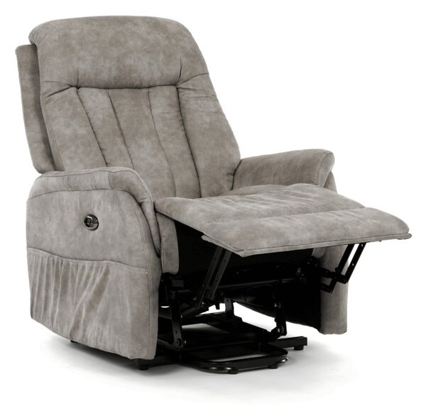 Polohovací křeslo šedé, elektrické TV-Q8575 GREY3