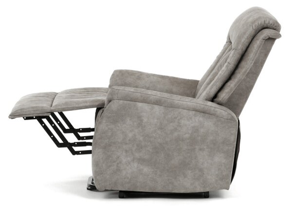 Polohovací křeslo šedé, elektrické TV-Q8575 GREY3