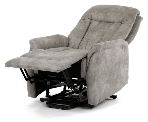 Polohovací křeslo šedé, elektrické TV-Q8575 GREY3