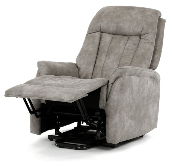 Polohovací křeslo šedé, elektrické TV-Q8575 GREY3