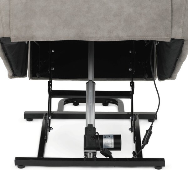 Polohovací křeslo šedé, elektrické TV-Q8575 GREY3