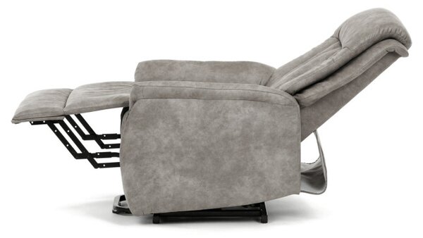 Polohovací křeslo šedé, elektrické TV-Q8575 GREY3