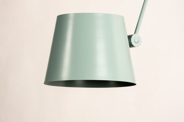 Nástěnné designové svítidlo s ramenem Snap Fosca Old Green (LMD)