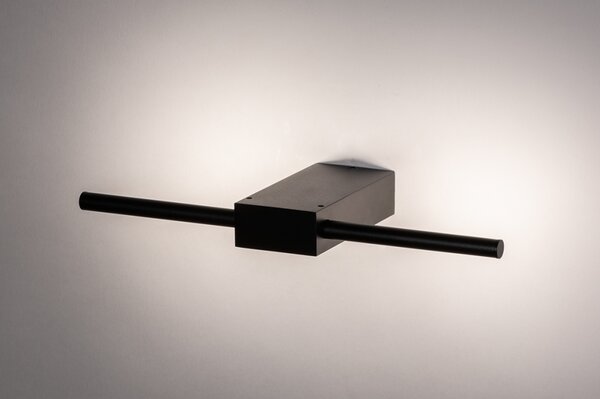 Nástěnné designové LED svítidlo Genesis 30 Black (LMD)