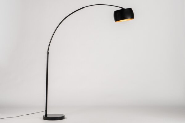 Stojací oblouková lampa Bond Black and Gold (LMD)