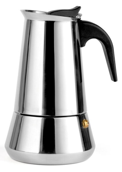 Moka konvička z nerezové oceli ve stříbrné barvě 400 ml Trevi – Leopold Vienna