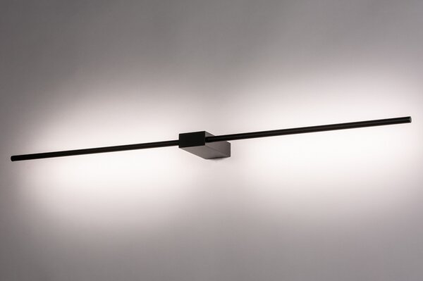 Nástěnné designové LED svítidlo Genesis 90 Black (LMD)