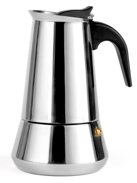 Moka konvička z nerezové oceli ve stříbrné barvě 400 ml Trevi – Leopold Vienna