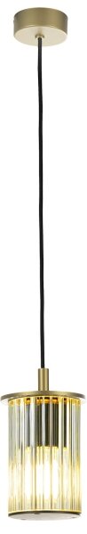 Argon 8755 - Venkovní lustr na lanku NORFOLK 1xE27/15W/230V IP44 zlatá