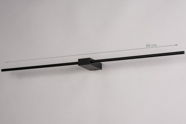 Nástěnné designové LED svítidlo Genesis 90 Black (LMD)