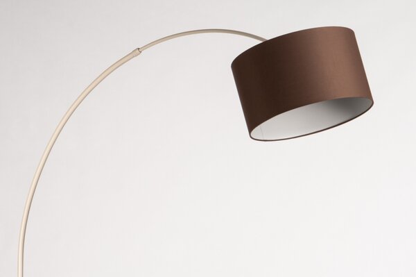 Stojací oblouková lampa Adamo Brown Filliore (LMD)