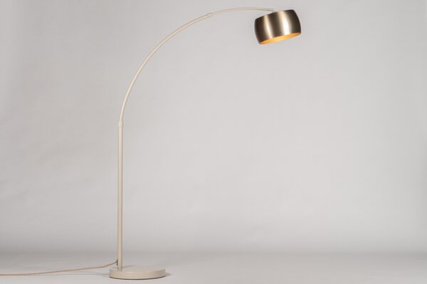 Stojací oblouková lampa Bond Gold (LMD)