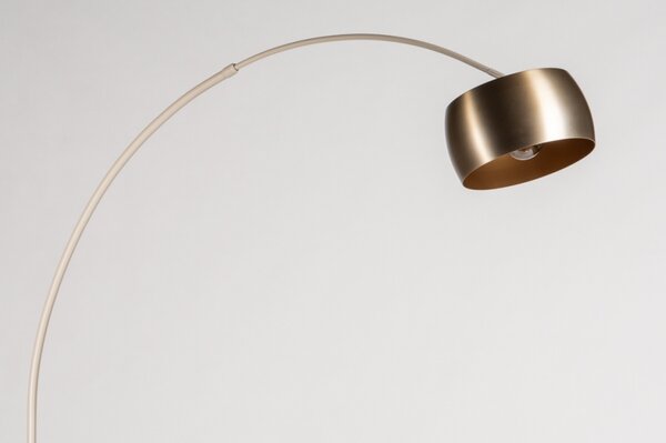 Stojací oblouková lampa Bond Gold (LMD)