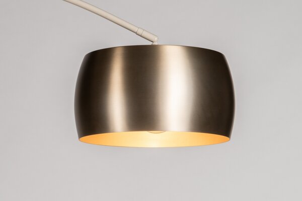 Stojací oblouková lampa Bond Gold (LMD)