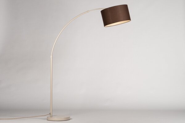 Stojací oblouková lampa Adamo Brown Filliore (LMD)