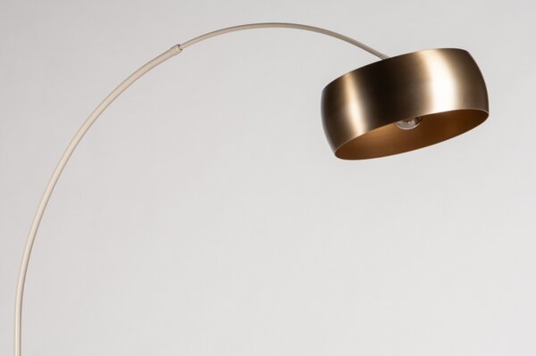 Stojací oblouková lampa Bond Gold Big (LMD)