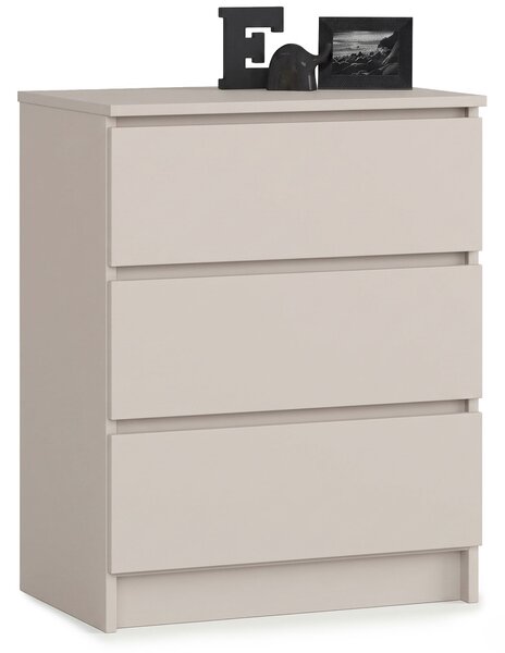 Ak furniture Komoda CLP K60 3SZ 60 cm kašmír