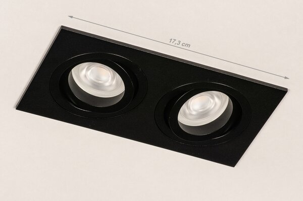 Zápustné svítidlo Smart Black Duo (LMD)