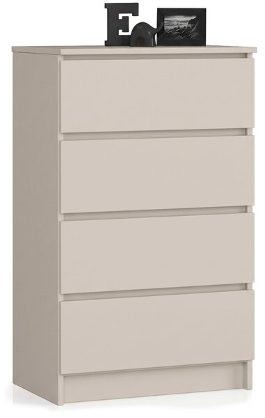 Ak furniture Komoda CLP K60 4SZ 60 cm kašmír