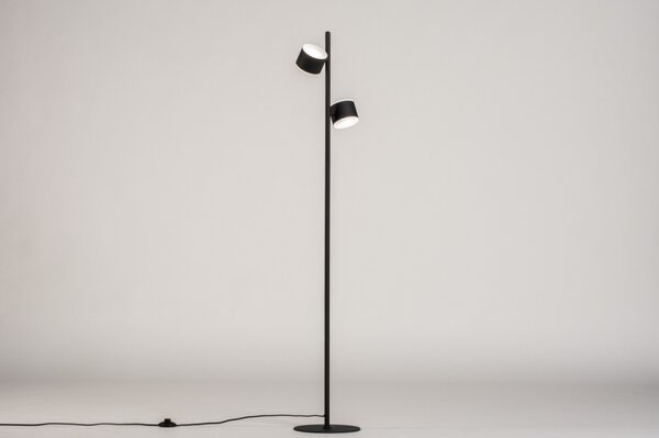Stojací minimalistická lampa Sentino Black (LMD)