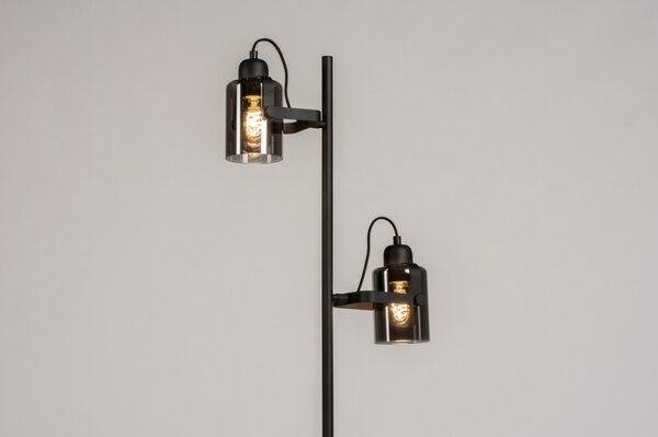 Stojací lampa Contrade Black II (LMD)