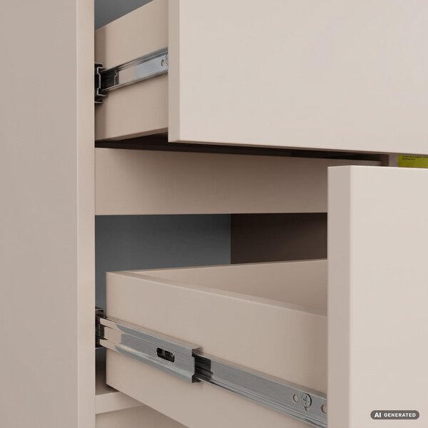 Ak furniture Komoda Jerry 1D 3SZ 80 cm kašmír