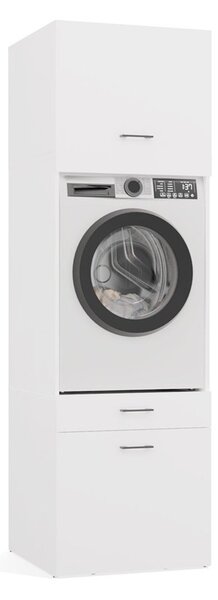 TP Living Koupelnová skříňka na pračku s nástavcem POLA 2S 64 cm bílá
