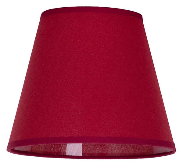 Duolla - Stínidlo k stolní lampě SOFIA XS E14 pr. 18,5 cm červená