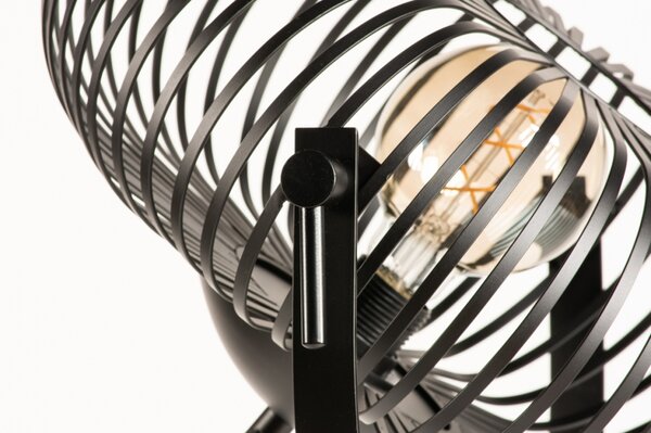 Stojací lampa Ontario Mayor Nero (LMD)