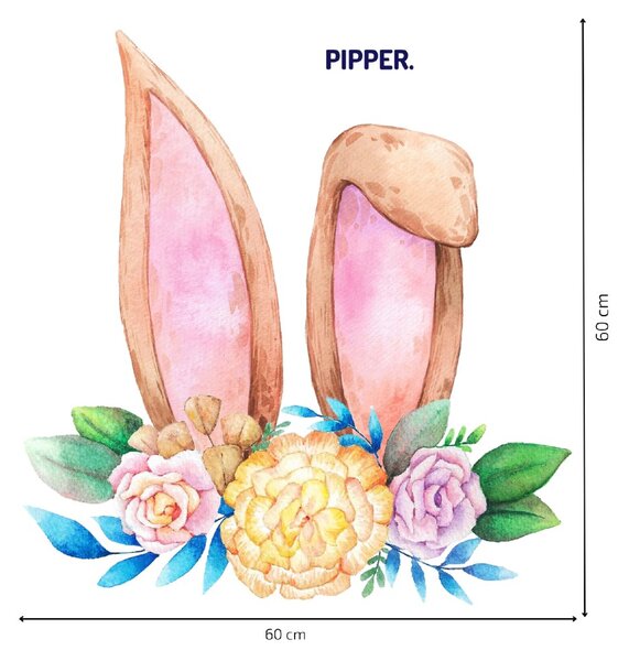 PIPPER. Samolepka na zeď "Zaječí uši"
