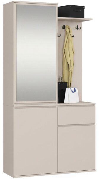 Ak furniture Předsíňová stěna Entro 95 cm kašmír