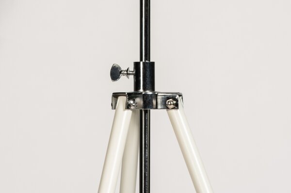 Stojací lampa Ontario Grey and Gold (LMD)