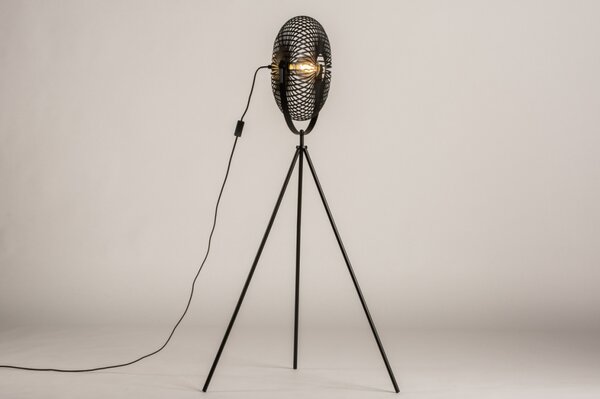 Stojací lampa Ontario Mayor Nero (LMD)