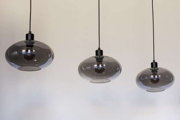 Závěsné svítidlo nad jídelní stůl Gaston Lineo Smoke III (LMD)