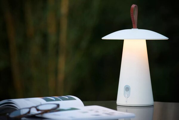 Lucide 27500/02/31 LED dekorativní venkovní stolní lampička La Donna 1x2W | 263lm | 2700K | IP54 - stmívatelná, bílá