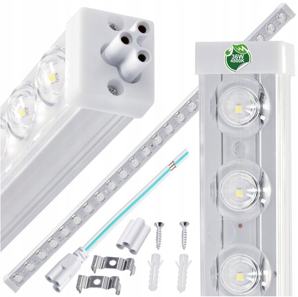 LED lampa NEPTUN 120cm - 36W -3600lm - IP20 - 4500K - neutrální bílá BERGE