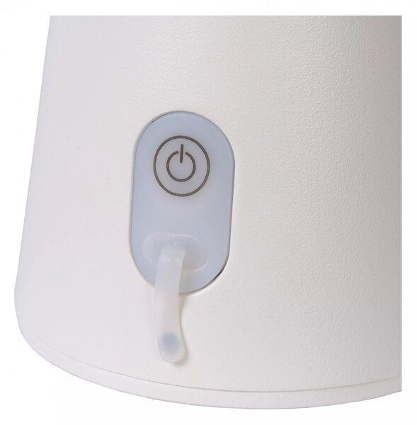 Lucide 27500/02/31 LED dekorativní venkovní stolní lampička La Donna 1x2W | 263lm | 2700K | IP54 - stmívatelná, bílá