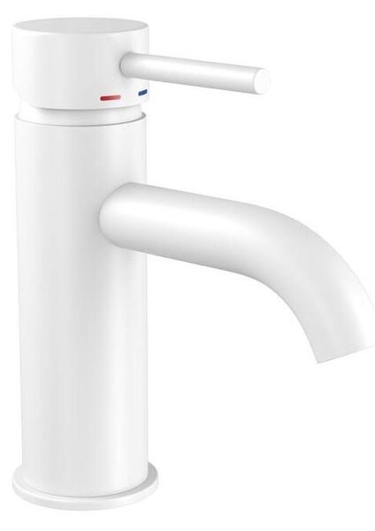 Umyvadlová baterie DRAGOR 15,6 cm matná bílá