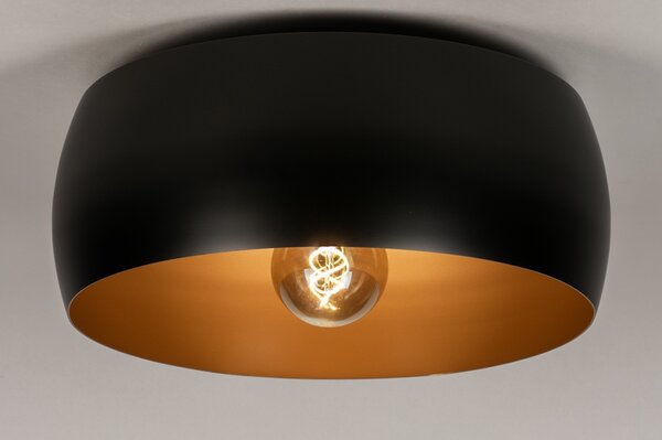 Stropní svítidlo do obýváku Bond Black and Gold 45 (LMD)