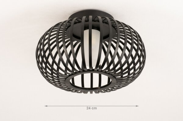 Stropní svítidlo do koupelny Mayor Nero Glass 24 (LMD)