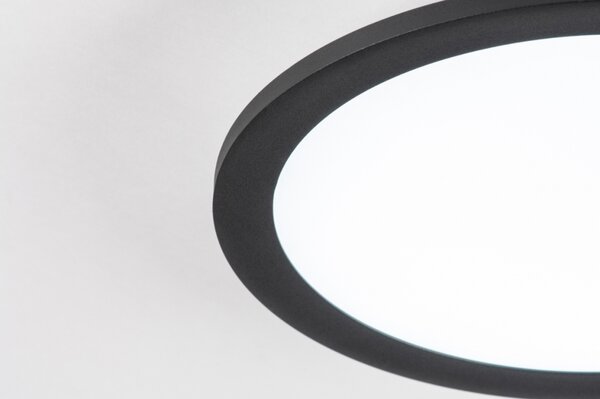Stropní stmívatelné LED svítidlo Basic Round Black 30 (LMD)