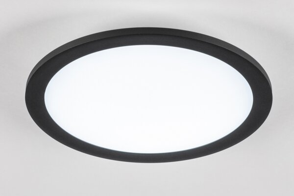 Stropní LED svítidlo Basic Round Black 30 (LMD)