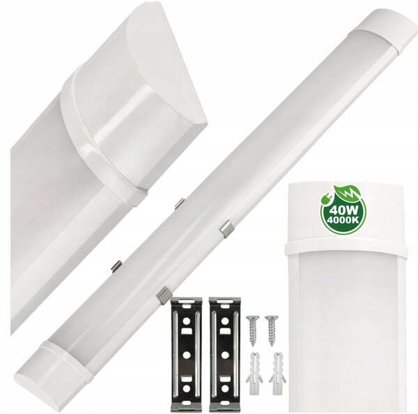 ECOLIGHT LED svítidlo 120cm - 230V - 40W - IP20 - neutrální bílá