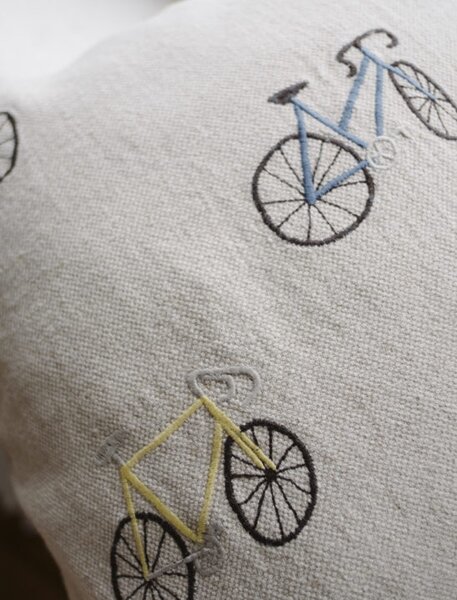 Fine Little Day Povlak na polštář Bicycles 50 x 50 cm FLD205