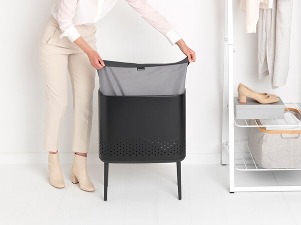 Brabantia Bo koš na prádlo - 60 L matně černý