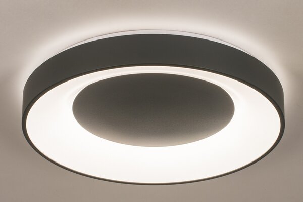 Stropní stmívatelné LED svítidlo Denver Black 70 (LMD)