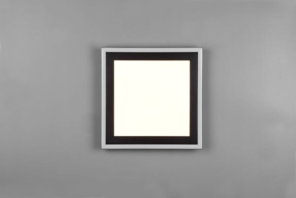 TRIO Reality R67213332 CARUS stropní svítidlo SMD LED 330x330mm 16W/2300lm 8,5W/1300lm 3000K černá matná, bílá