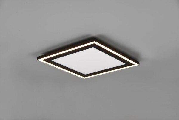 TRIO Reality R67213332 CARUS stropní svítidlo SMD LED 330x330mm 16W/2300lm 8,5W/1300lm 3000K černá matná, bílá