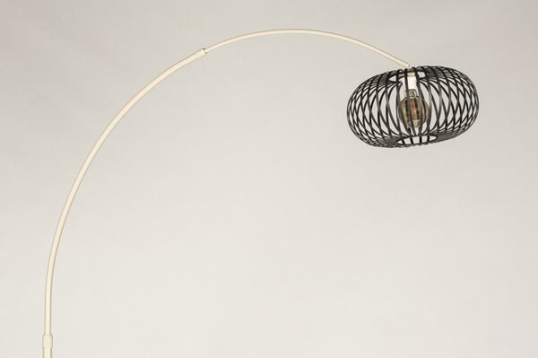 Stojací oblouková lampa Mayor Taupe (LMD)